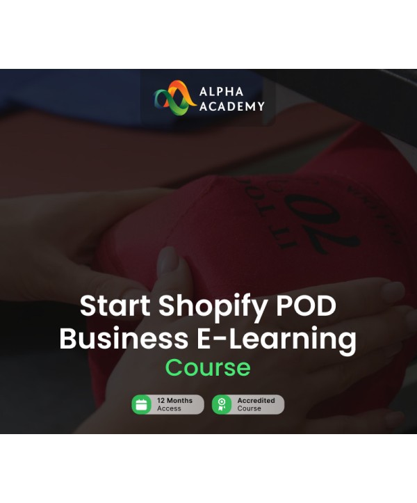 Start Shopify Print On Demand Business Alpha Academy Code Key GLOBAL